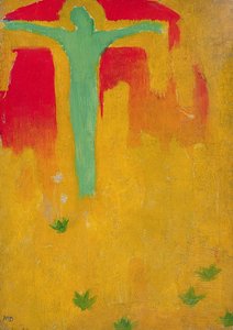 The Green Christ, 1890 (olje på papp)
